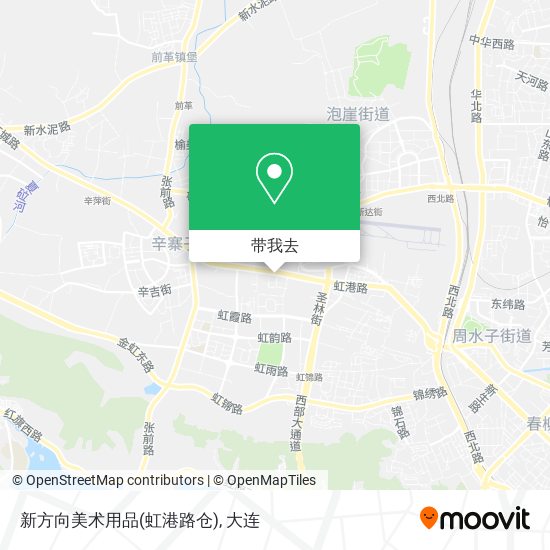 新方向美术用品(虹港路仓)地图