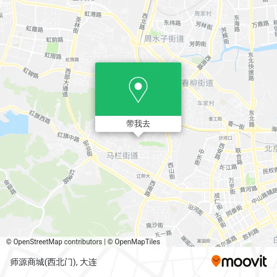 师源商城(西北门)地图