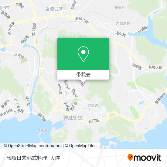 旅顺日来韩式料理地图