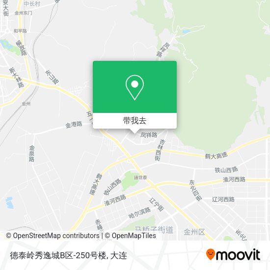 德泰岭秀逸城B区-250号楼地图