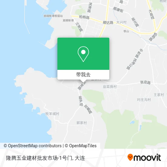隆腾五金建材批发市场-1号门地图