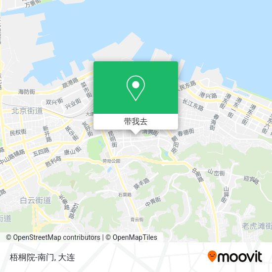 梧桐院-南门地图