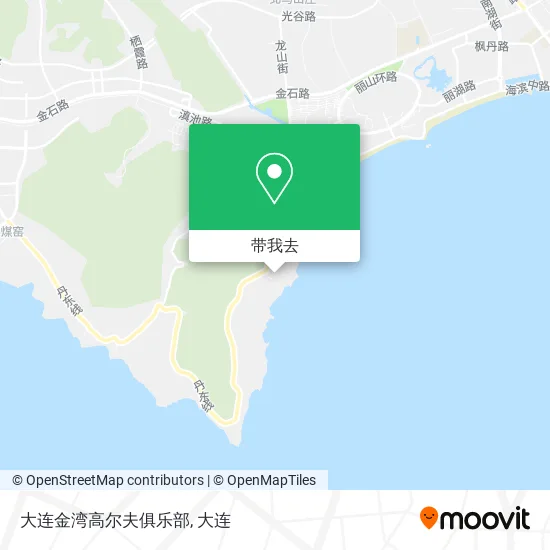 大连金湾高尔夫俱乐部地图