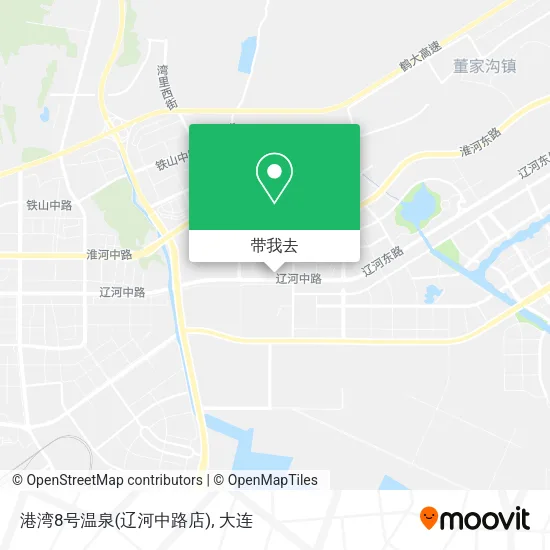 港湾8号温泉(辽河中路店)地图