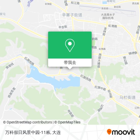 万科假日风景中园-11栋地图