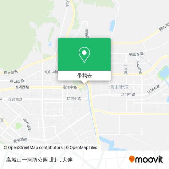 高城山一河两公园-北门地图