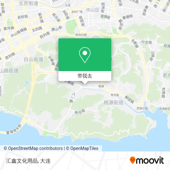 汇鑫文化用品地图