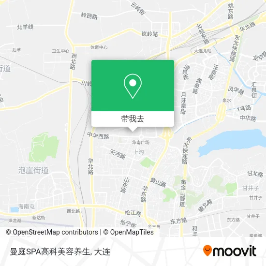 曼庭SPA高科美容养生地图