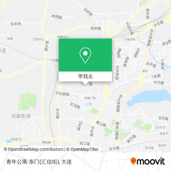 青年公寓-东门(汇信街)地图