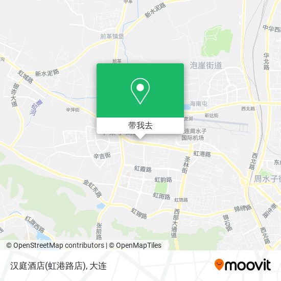 汉庭酒店(虹港路店)地图