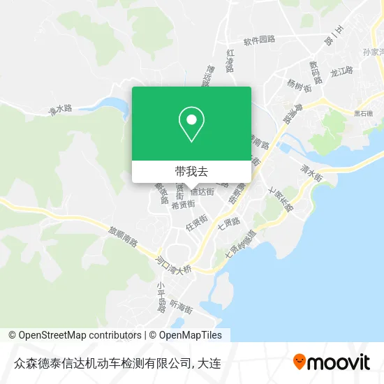 众森德泰信达机动车检测有限公司地图