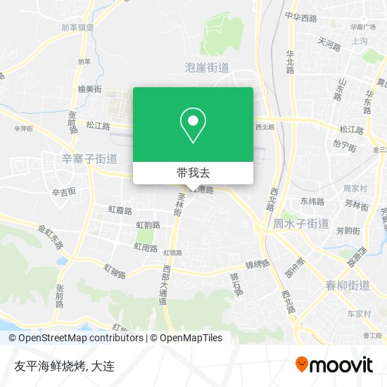 友平海鲜烧烤地图