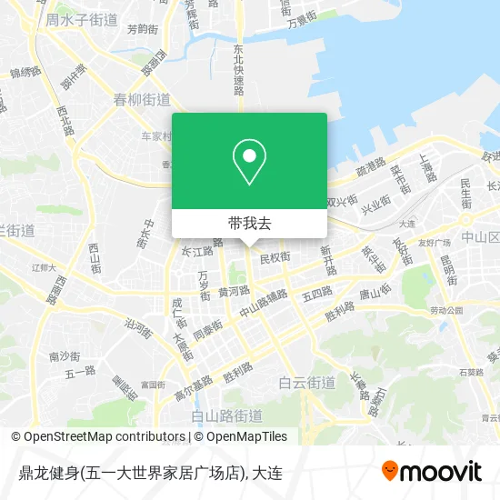 鼎龙健身(五一大世界家居广场店)地图