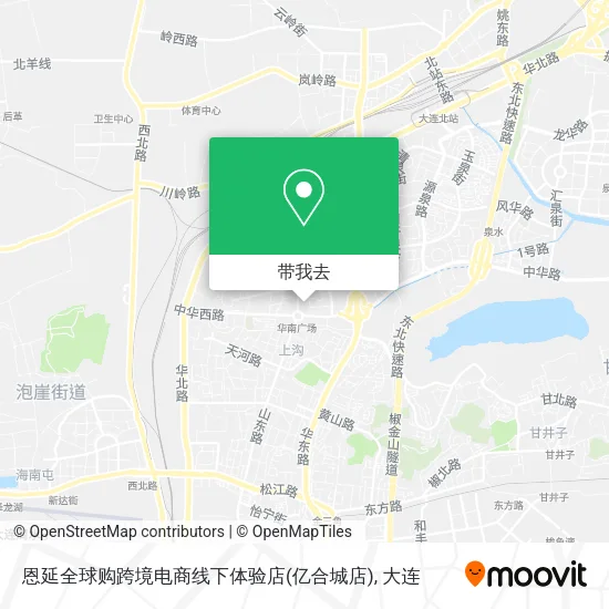 恩延全球购跨境电商线下体验店(亿合城店)地图