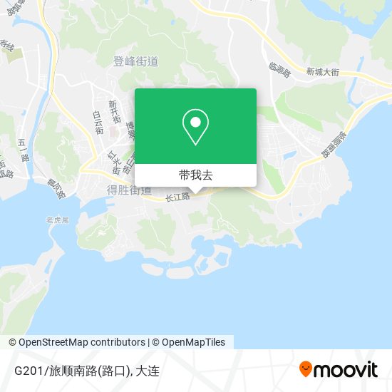 G201/旅顺南路(路口)地图