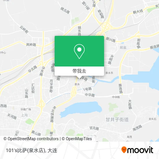101's比萨(泉水店)地图