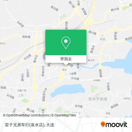 雷子兄弟车行(泉水店)地图