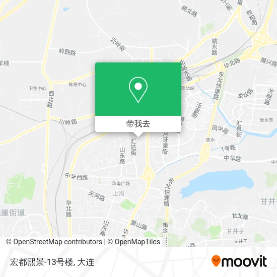 宏都熙景-13号楼地图