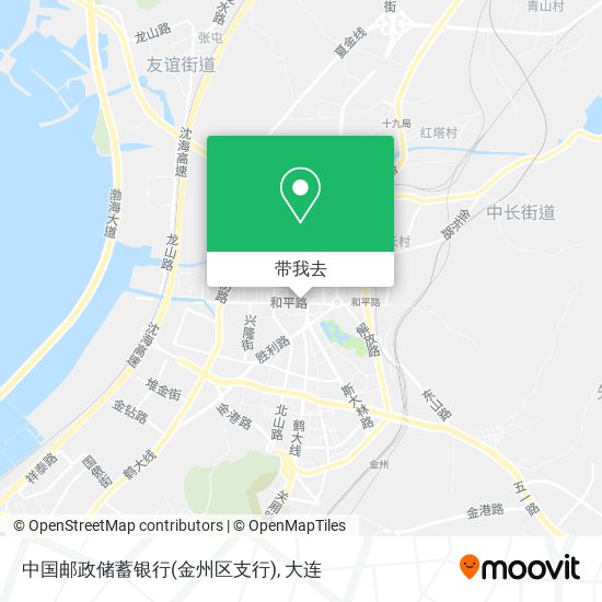 中国邮政储蓄银行(金州区支行)地图