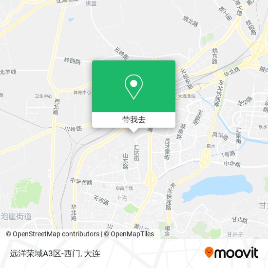 远洋荣域A3区-西门地图