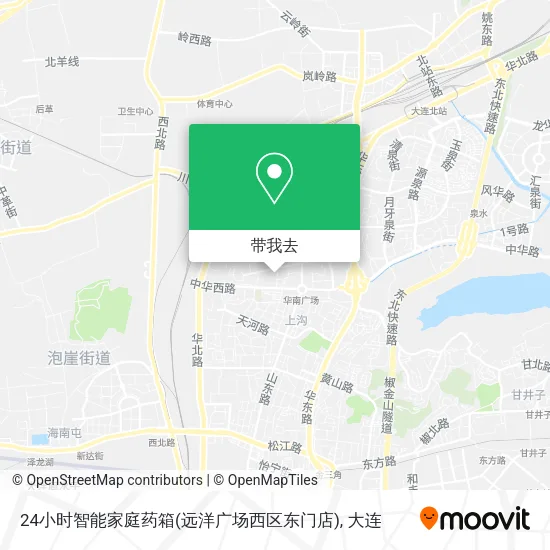 24小时智能家庭药箱(远洋广场西区东门店)地图