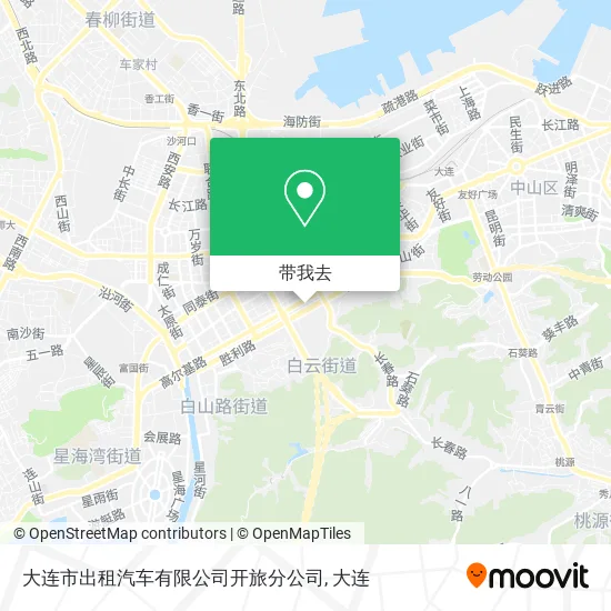 大连市出租汽车有限公司开旅分公司地图