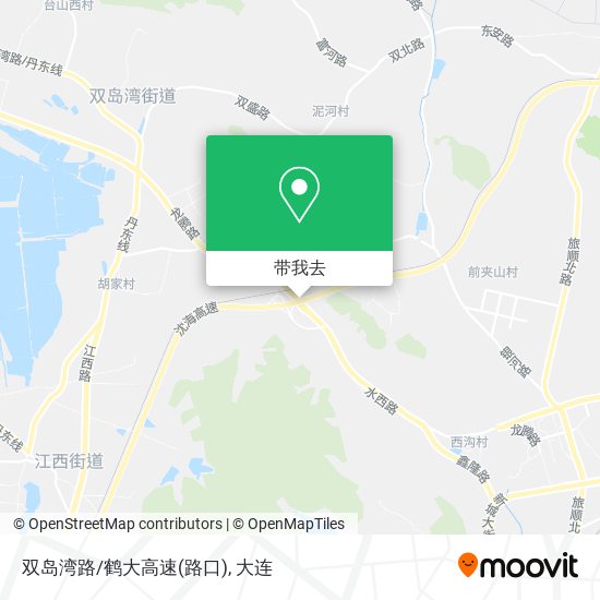 双岛湾路/鹤大高速(路口)地图