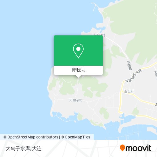 大甸子水库地图