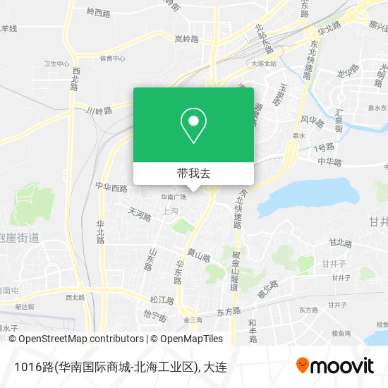 1016路(华南国际商城-北海工业区)地图