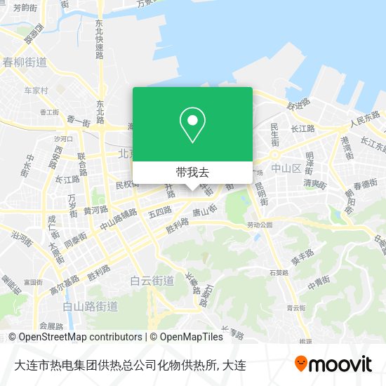 大连市热电集团供热总公司化物供热所地图
