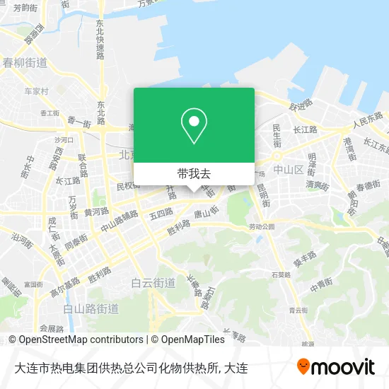 大连市热电集团供热总公司化物供热所地图