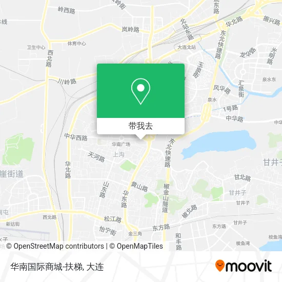 华南国际商城-扶梯地图
