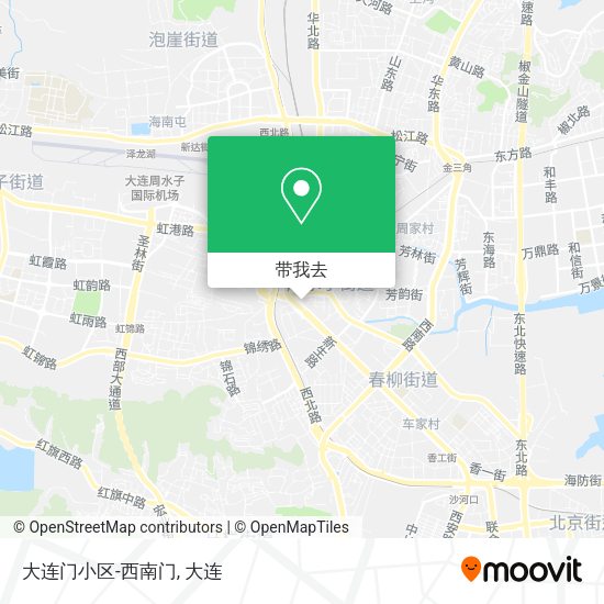 大连门小区-西南门地图