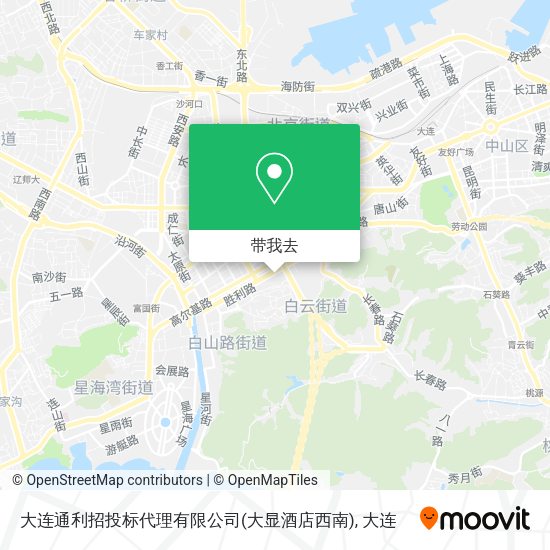 大连通利招投标代理有限公司(大显酒店西南)地图