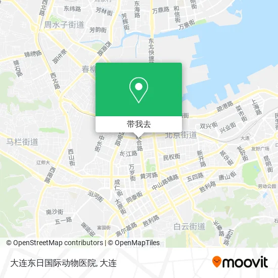 大连东日国际动物医院地图