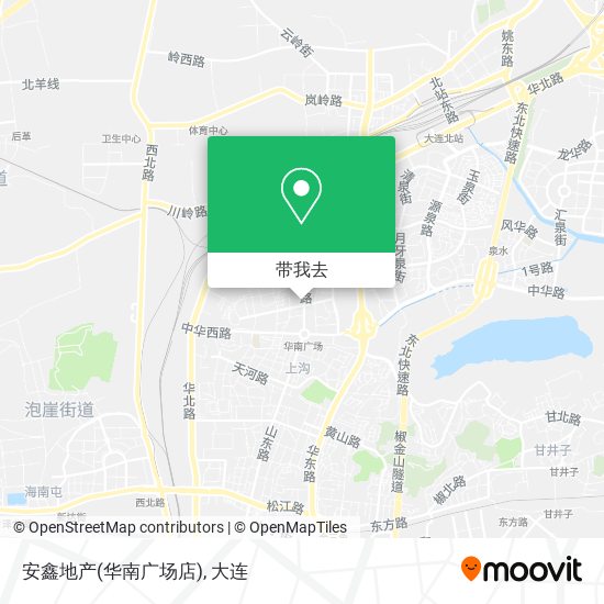 安鑫地产(华南广场店)地图