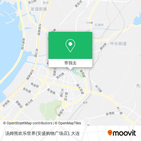 汤姆熊欢乐世界(安盛购物广场店)地图