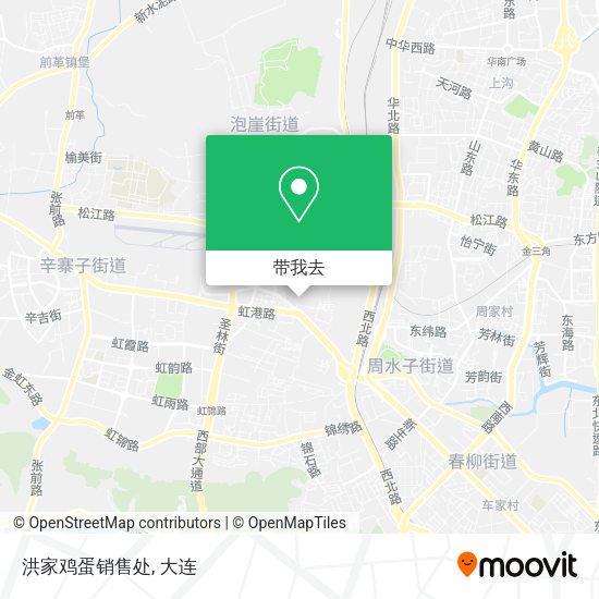 洪家鸡蛋销售处地图