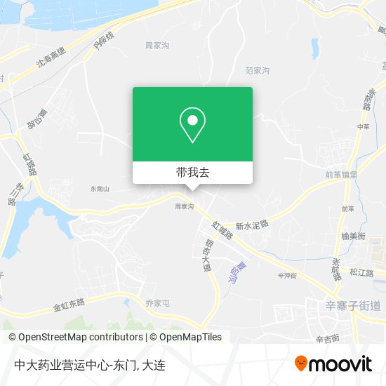 中大药业营运中心-东门地图