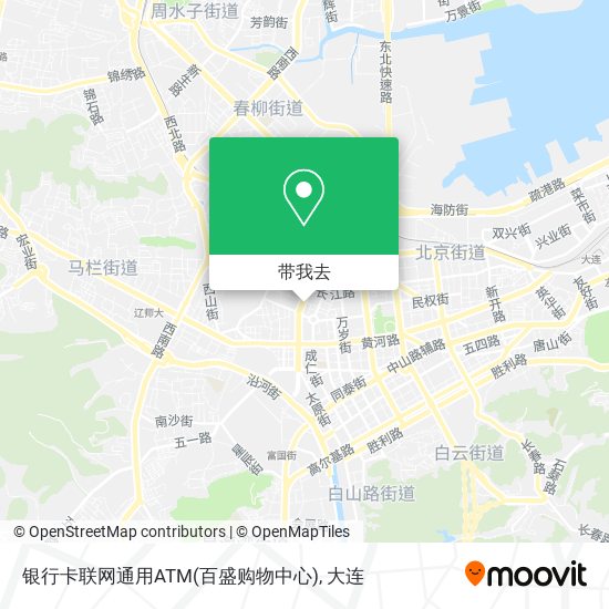 银行卡联网通用ATM(百盛购物中心)地图