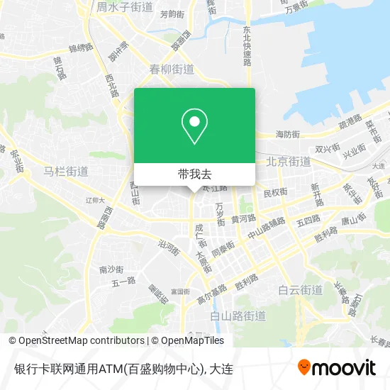 银行卡联网通用ATM(百盛购物中心)地图