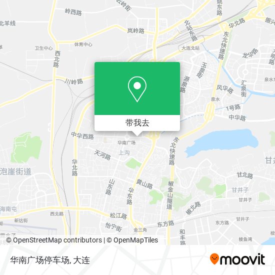 华南广场停车场地图
