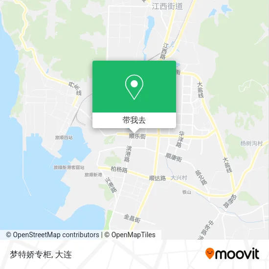 梦特娇专柜地图