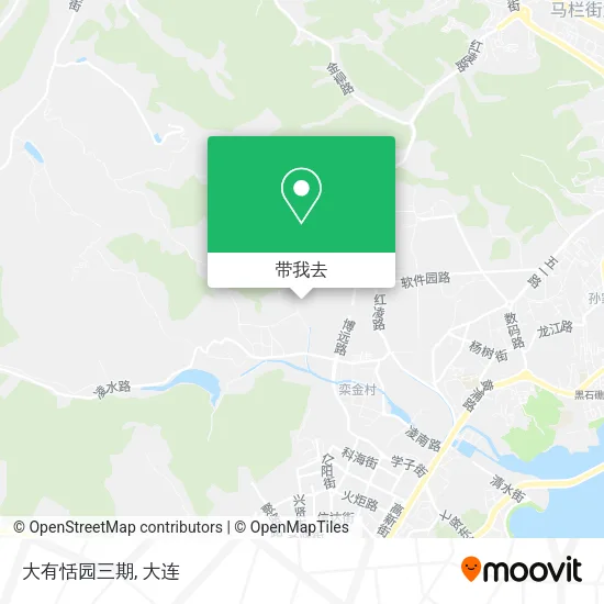 大有恬园三期地图