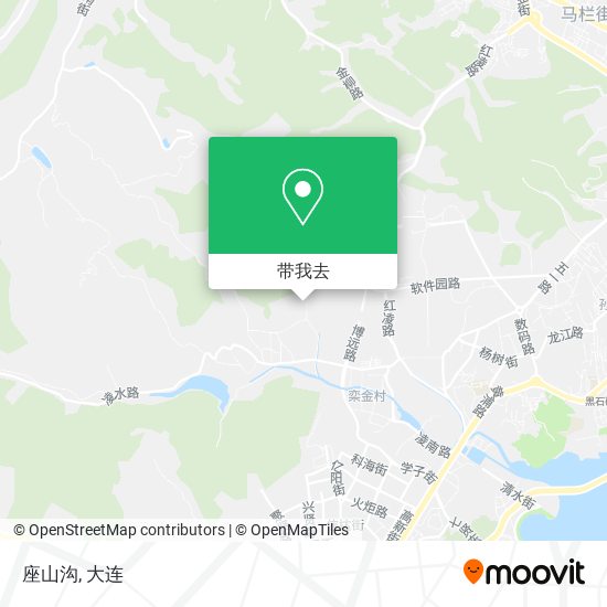 座山沟地图