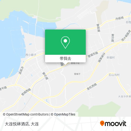 大连悦林酒店地图