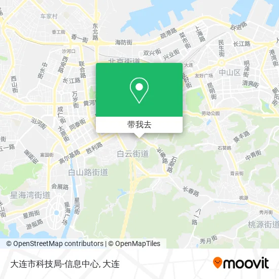 大连市科技局-信息中心地图