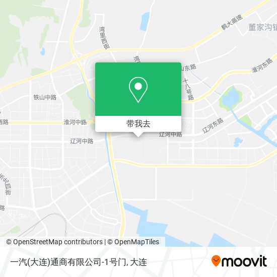 一汽(大连)通商有限公司-1号门地图