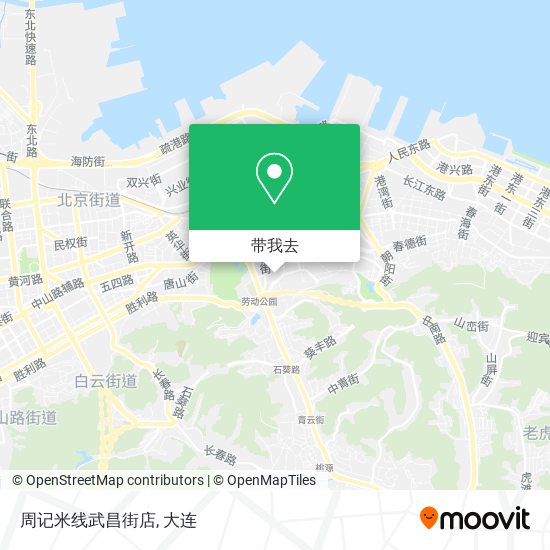 周记米线武昌街店地图