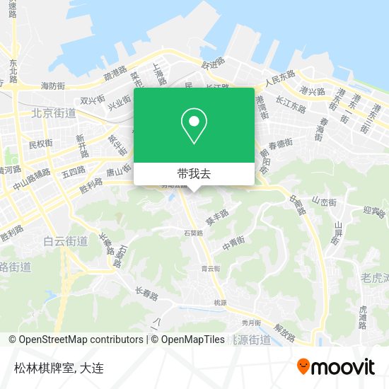 松林棋牌室地图